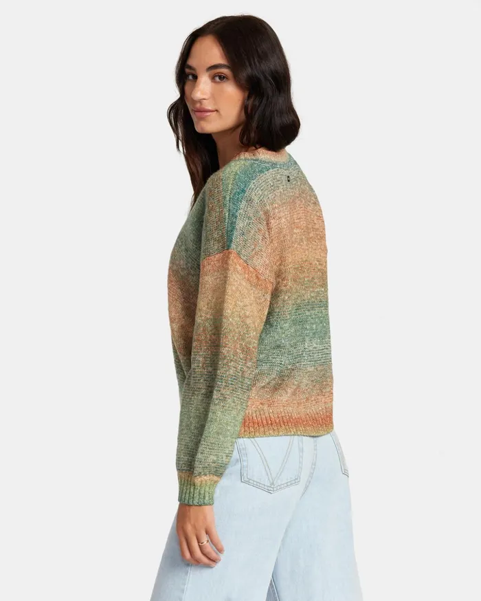 RVCA Sweaters Long Distance Sweater Multi 8211 Women