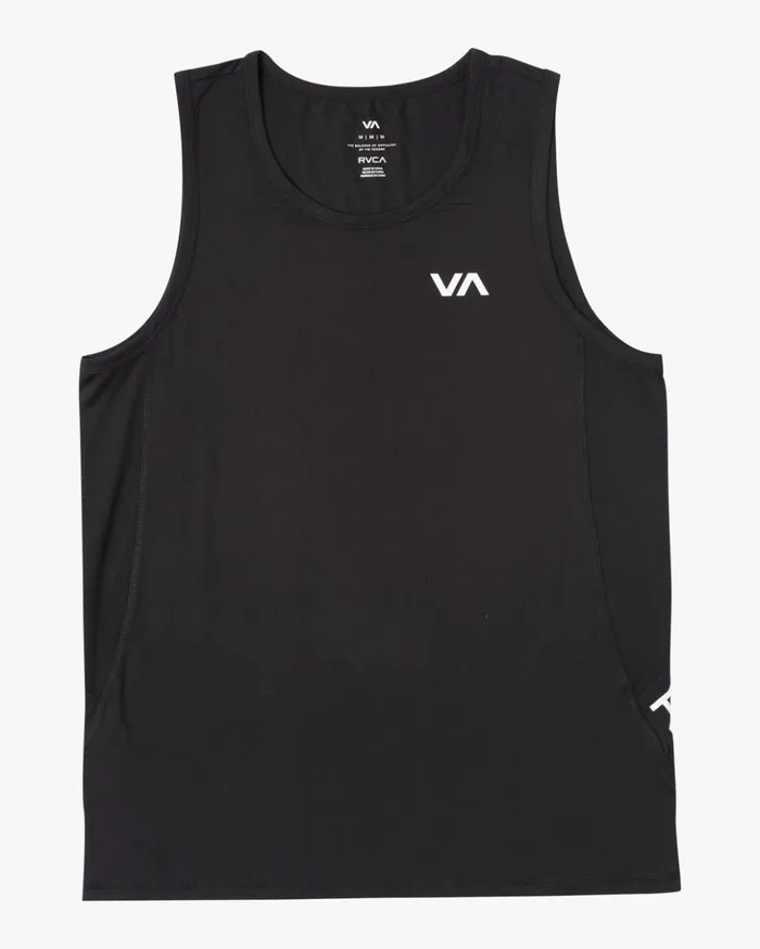 RVCA Tank Tops Sport Vent Tank Top Black 8211 Men