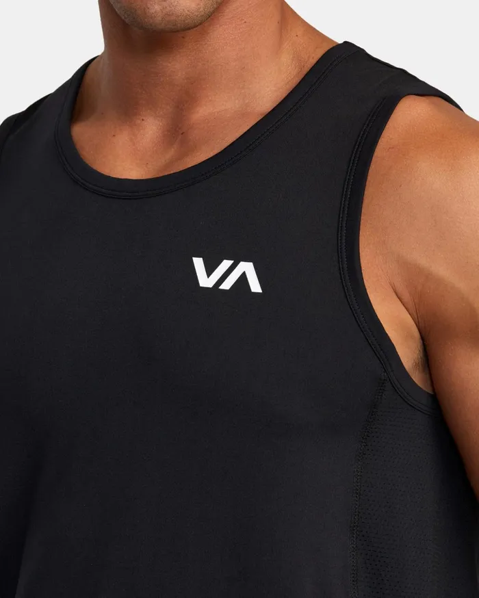 RVCA Tank Tops Sport Vent Tank Top Black 8211 Men