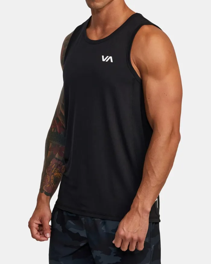 RVCA Tank Tops Sport Vent Tank Top Black 8211 Men