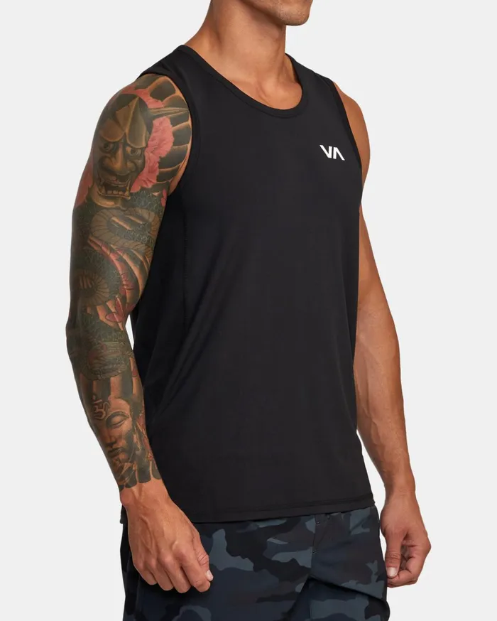 RVCA Tank Tops Sport Vent Tank Top Black 8211 Men