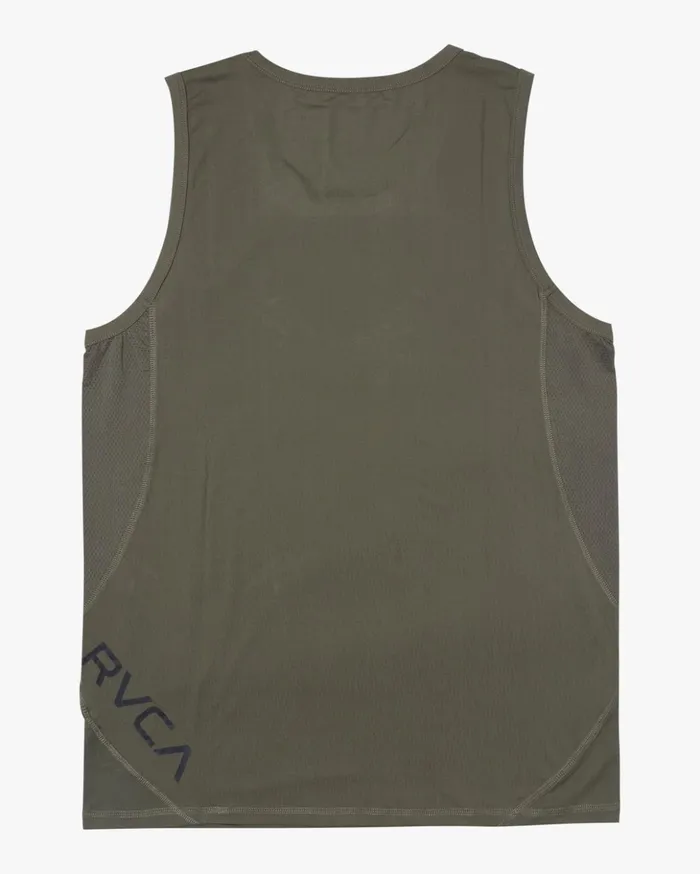 RVCA Tank Tops Sport Vent Tank Top Olive 8211 Men