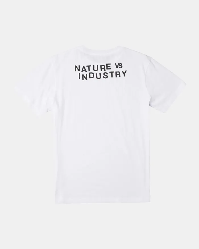 RVCA Tees Tanks Boy039s Dial Up TShirt White 8211 Boys