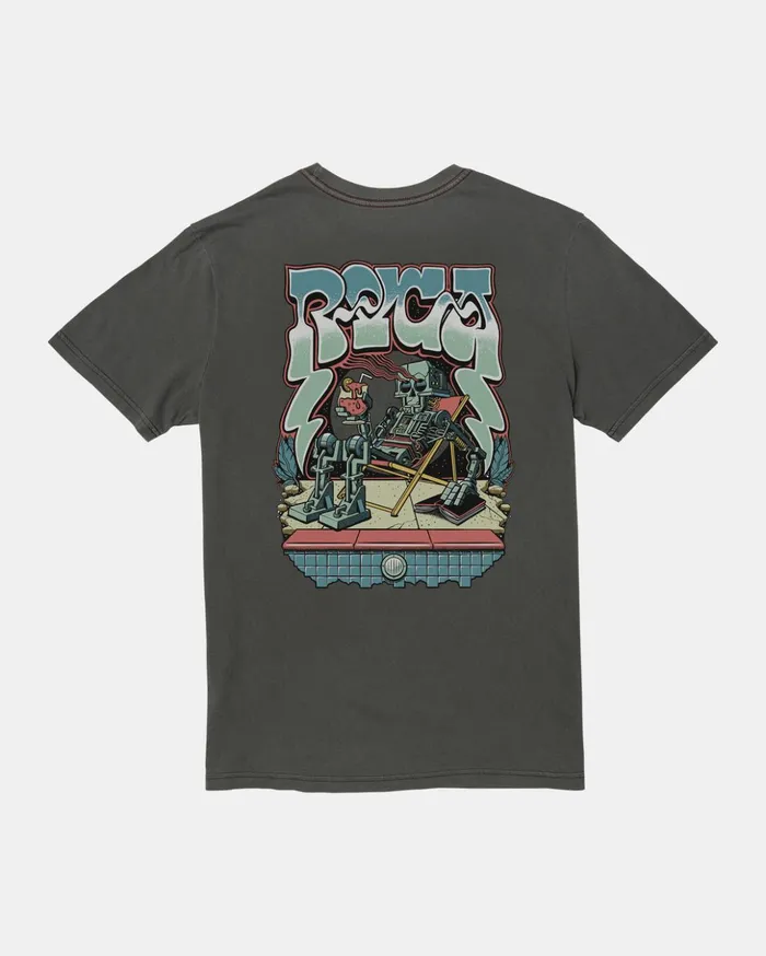 RVCA Tees Tanks Boy039s Martin Ander Resort Technica Tee Black 8211 Boys