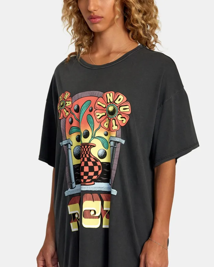 RVCA Tees Tanks Martin Ander Potal Tee Rvca Black 8211 Women