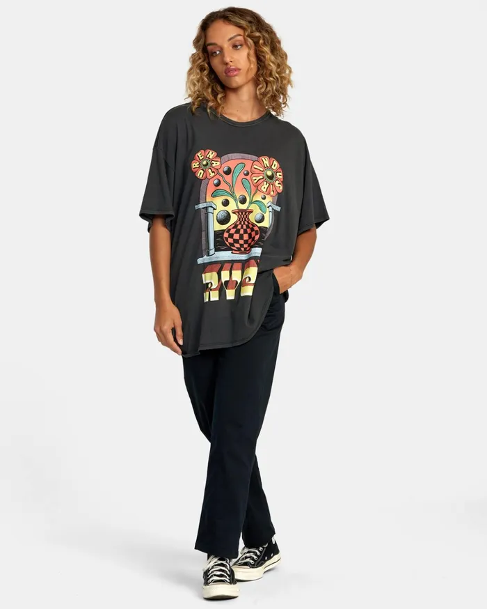RVCA Tees Tanks Martin Ander Potal Tee Rvca Black 8211 Women