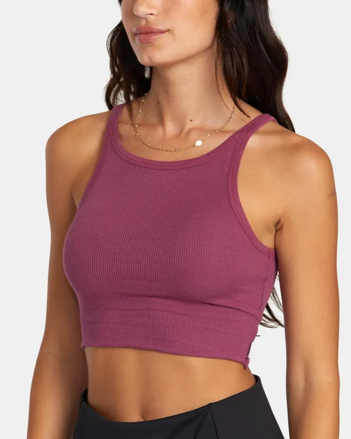 RVCA Tops Slide Tank Top Mulberry 8211 Women
