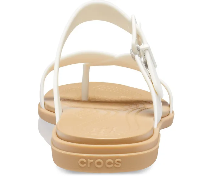 Sandals Crocs Women Crocs Tulum Toe Post Sandal Oyster Tan