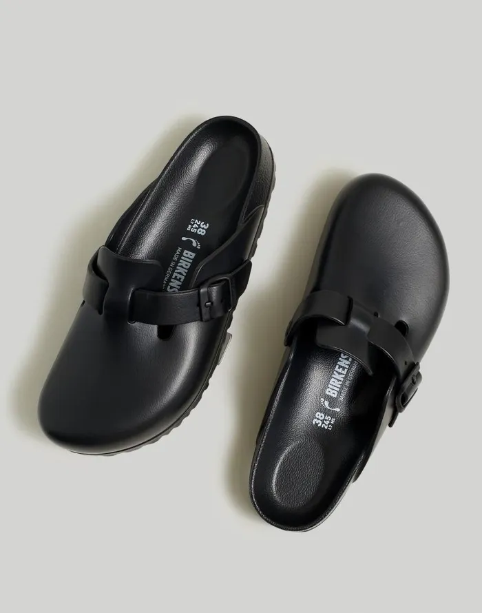 Sandals Men Madewell Birkenstock Boston EVA Clogs Black