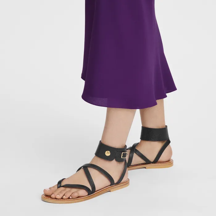Sandals Women Longchamp Longchamp x KJacques Sandals BlackBlackBlack