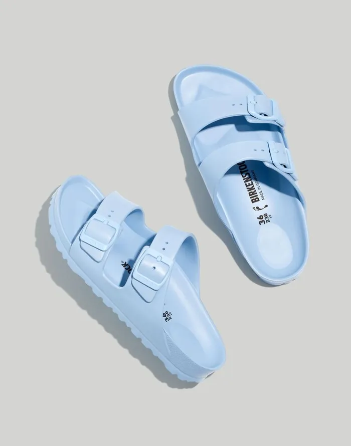 Sandals Women Madewell Birkenstock Arizona EVA Sandals Dusty Blue