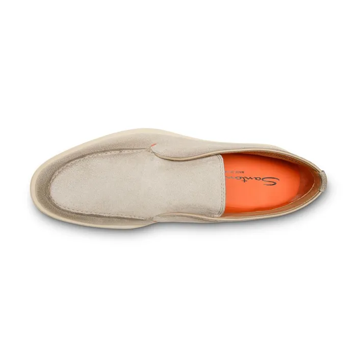 Santoni Beige Suede Desert Boot Men Boots