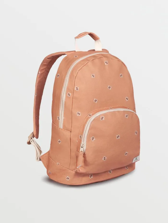 Schoolyard Canvas Backpack 8211 Clay Kids Volcom Accessories