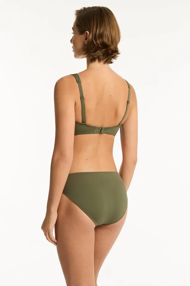 Sea Level Bottoms Eco Essentials Mid Bikini Pant Eco Essentials Khaki 8211 Women Sea Level Bottoms Eco Essentials Mid Bikini Pant Eco Essentials Khaki 8211 Women