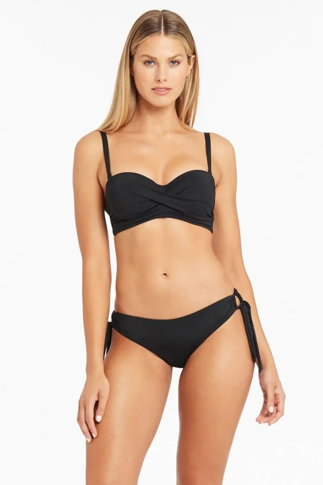 Sea Level Bottoms Eco Essentials Tie Side Regular Pant Eco Essentials Black 8211 Women