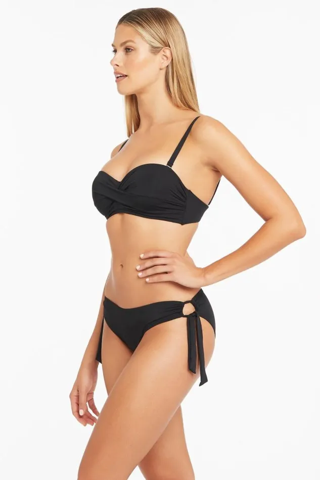 Sea Level Bottoms Eco Essentials Tie Side Regular Pant Eco Essentials Black 8211 Women