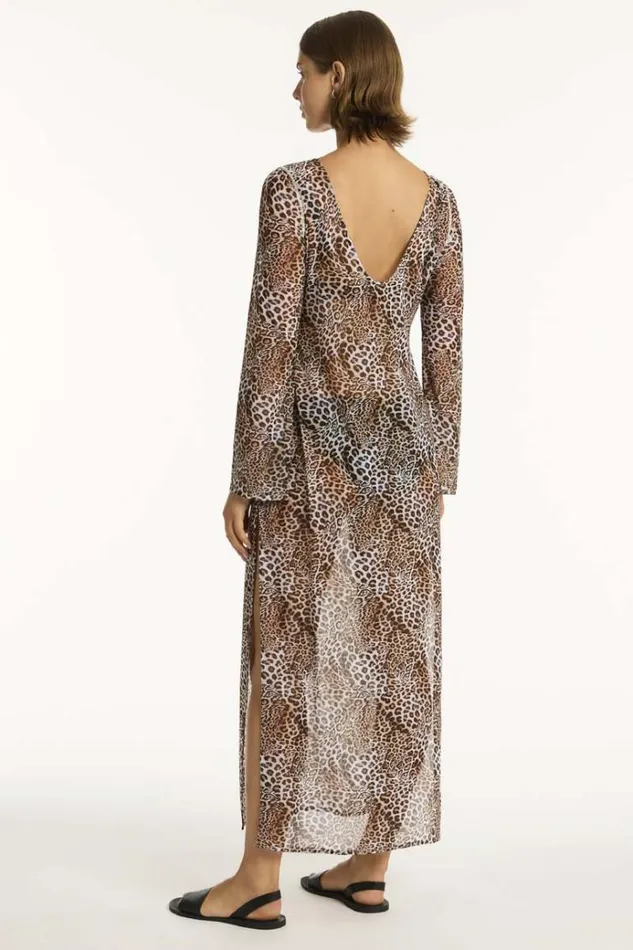 Sea Level Sustainable Swim Congo Mesh Long Dress Congo 8211 Women