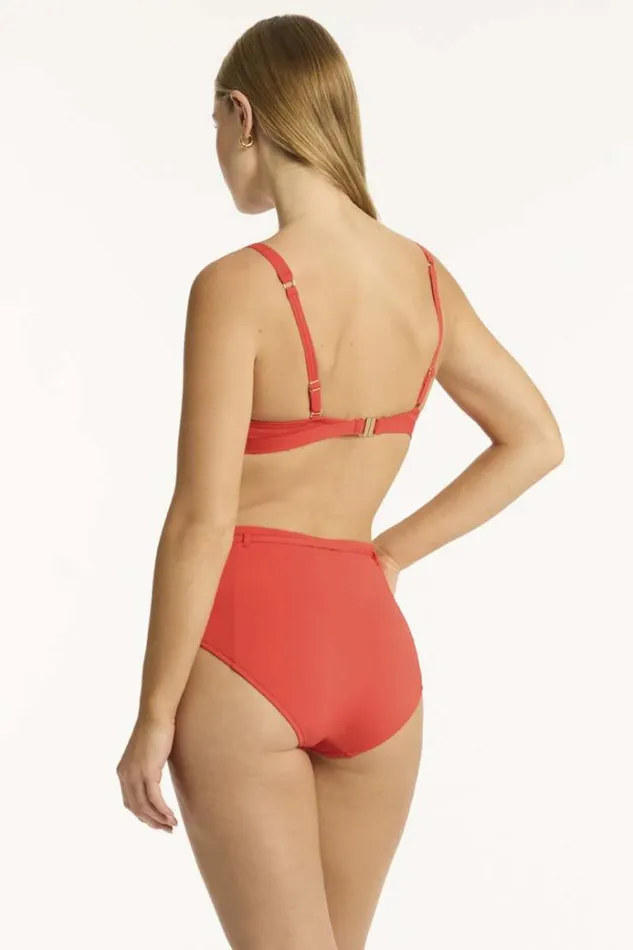 Sea Level Tops Casa Del Mar Longline Bralette Casa Del Mar Flame 8211 Women