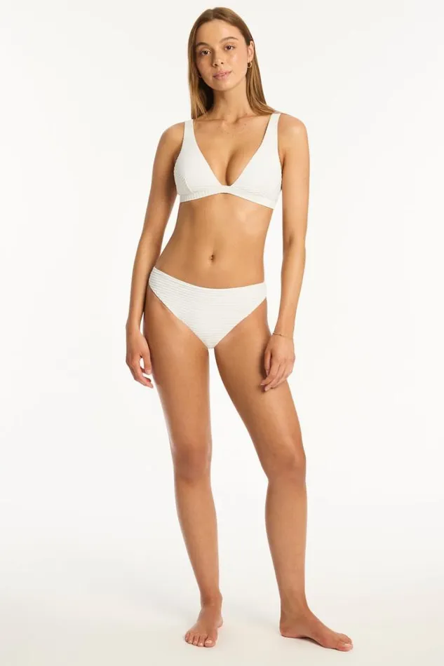 Sea Level Tops Spinnaker Longline Bralette Spinnaker White 8211 Women