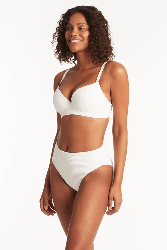 Sea Level Tops Spinnaker Moulded Cup Bra Spinnaker White 8211 Women