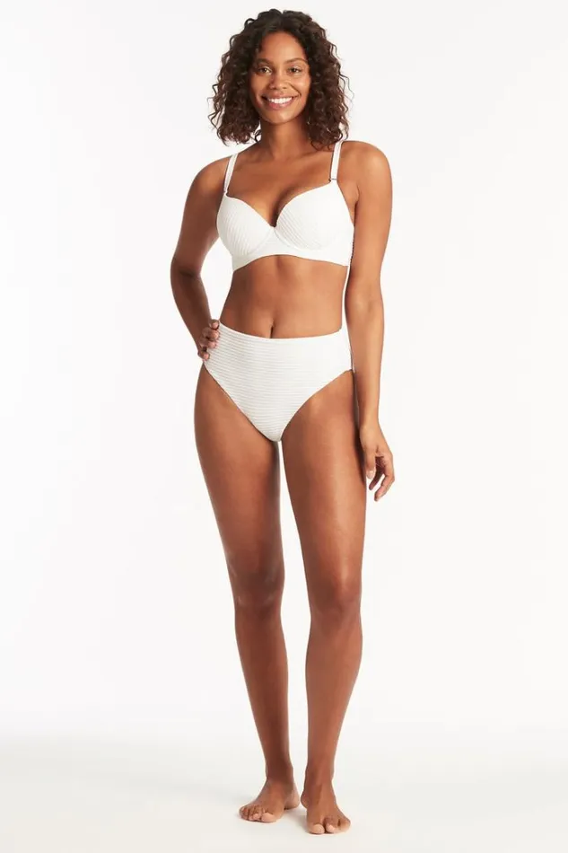 Sea Level Tops Spinnaker Moulded Cup Bra Spinnaker White 8211 Women