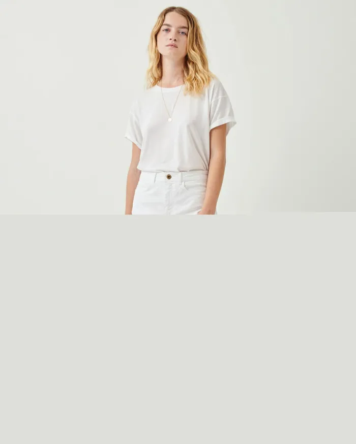 Sessn Womens Denim Momon White Gift 4 You