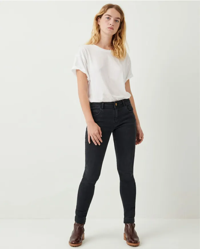 Sessn Womens Denim Stoneford o Black Black Gift for Friend