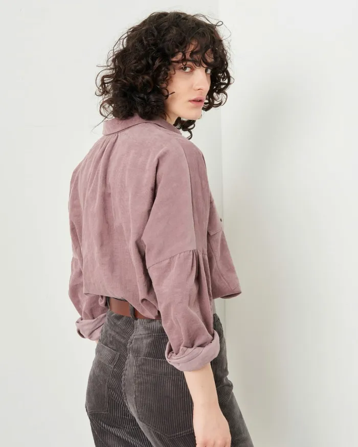 Sessn Womens Shirts And Blouses Bota velvet Wild Lila Casaul