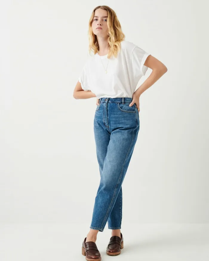 Sessn Womens Trousers Loon pant Vintage Blue
