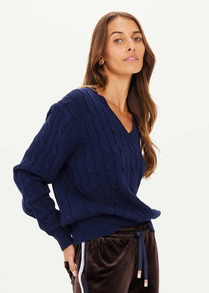 SEYMOUR KNIT SWEATER Women Knitwear THE UPSIDE SEYMOUR KNIT SWEATER Women Knitwear THE UPSIDE
