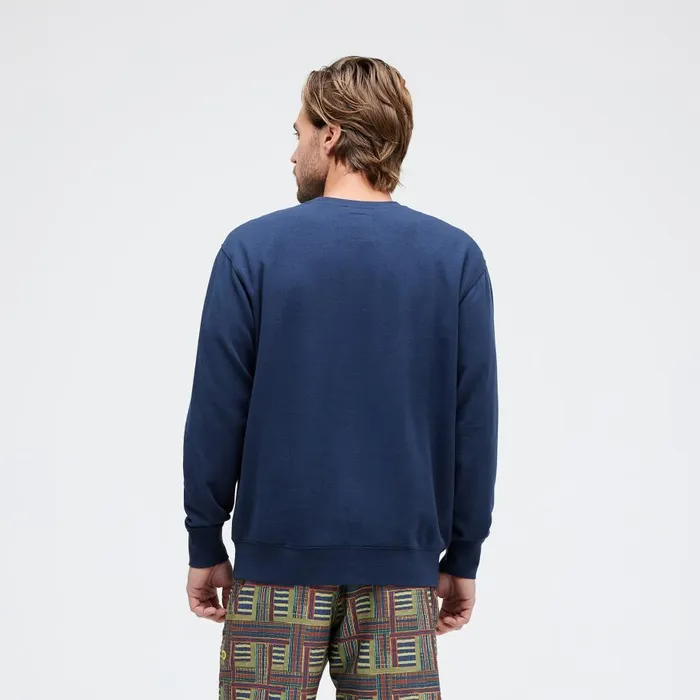 Shelter Crewneck With Butter Blend Darknavy Men Stance Sweatshirts and Hoodies
