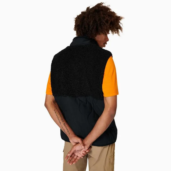 Sherpa Mixup Vest Black Men Merrell Tops Sherpa Mixup Vest Black Men Merrell Tops