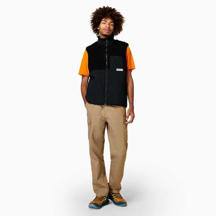 Sherpa Mixup Vest Black Men Merrell Tops Sherpa Mixup Vest Black Men Merrell Tops