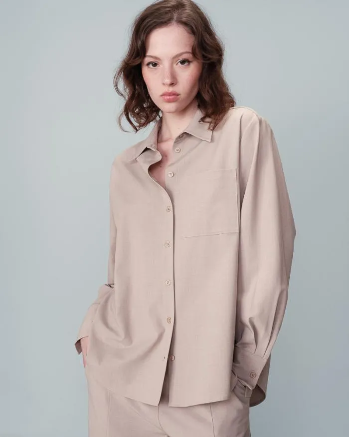 SHIRT BEIGE NONO Shop Grace and Mila Longsleeves Shirts