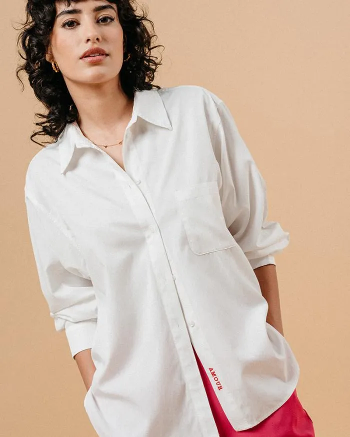 SHIRT ECRU MAUPASSANT Shop Grace and Mila White Shirts