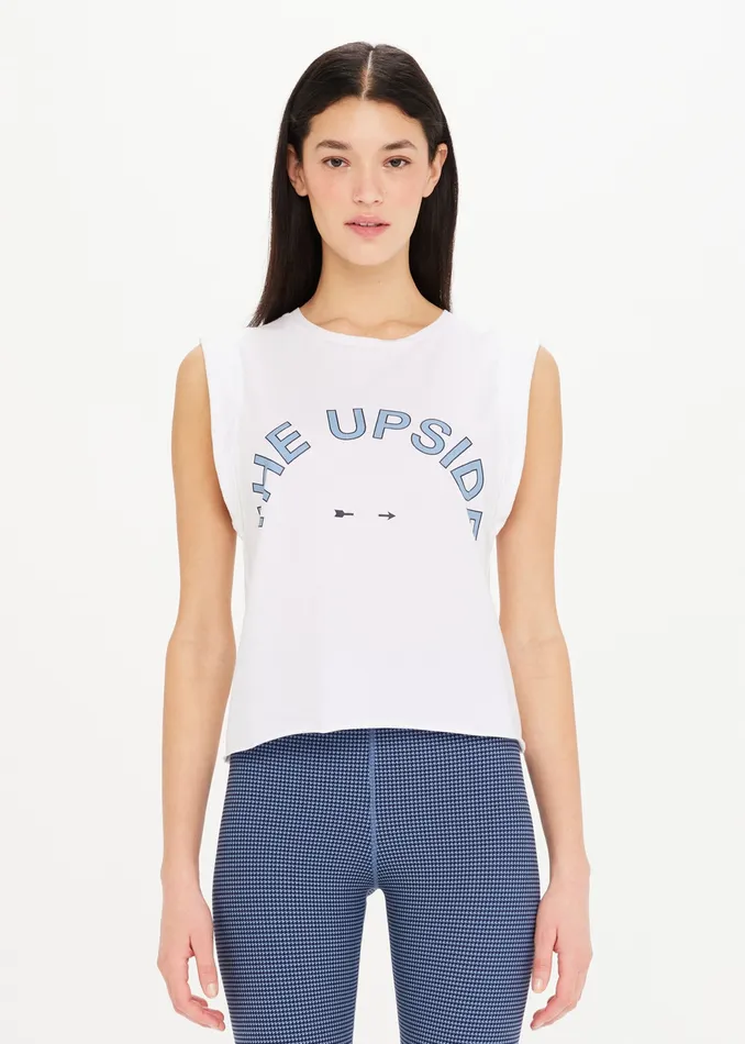 Shirts and Tanks CROPPED MUSCLE TANK 8211 THE UPSIDE Women