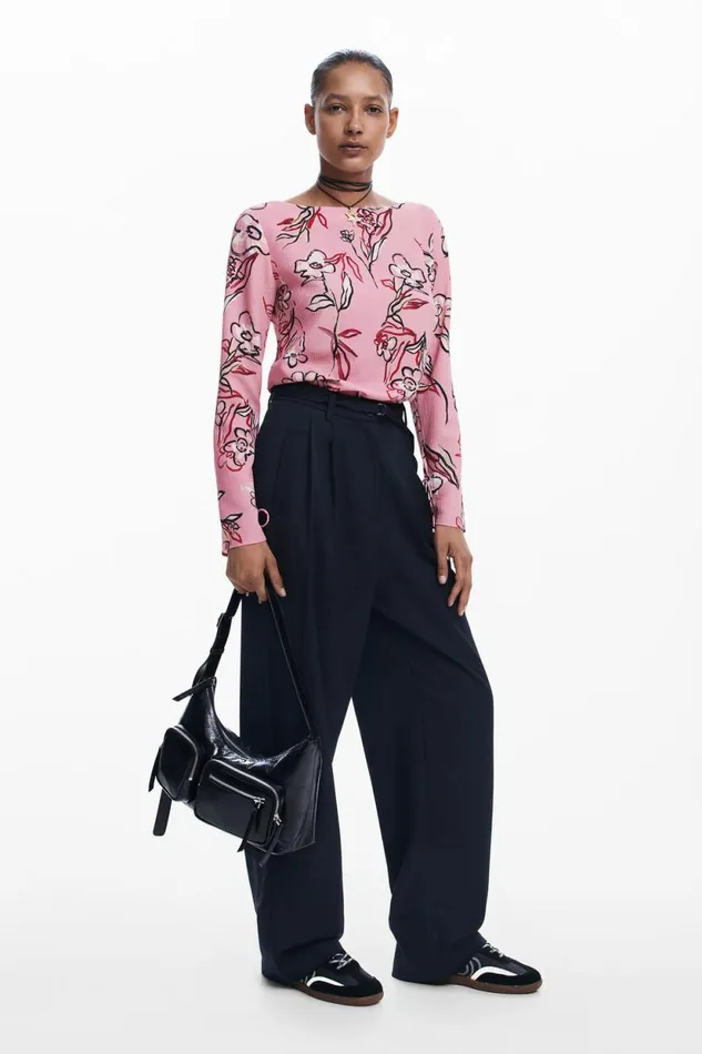 Shirts And Blouses Women Desigual Floral Blouse Red