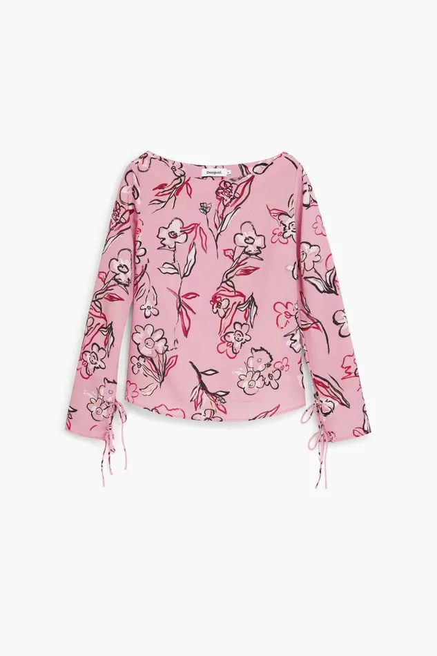 Shirts And Blouses Women Desigual Floral Blouse Red