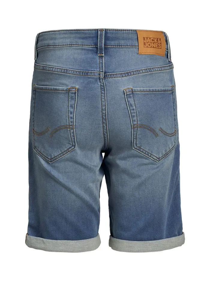 Shirts JACK and JONES Junior BOYS INDIGO KNIT DENIM SHORTS Blue Blue Denim Gift 4 You
