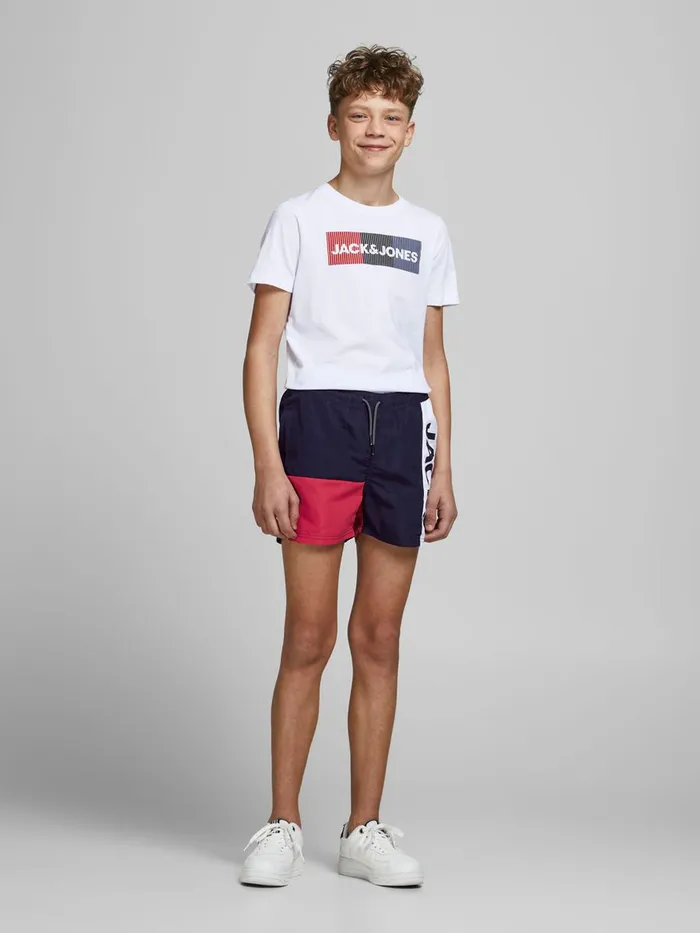 Shirts JACK and JONES Junior BOYS RECYCLED POLYESTER SWIM SHORTS Blue Navy Blazer For Sale
