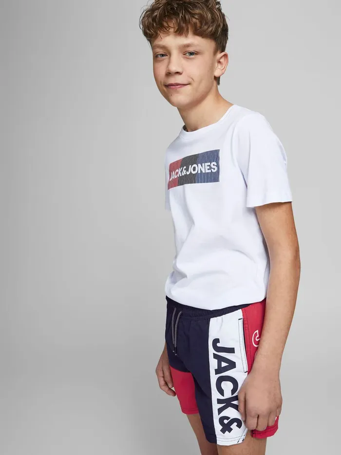 Shirts JACK and JONES Junior BOYS RECYCLED POLYESTER SWIM SHORTS Blue Navy Blazer For Sale