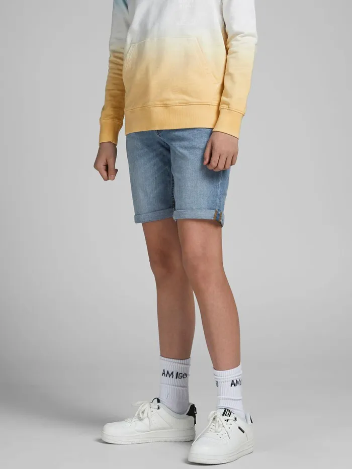 Shirts JACK and JONES Junior BOYS RICK ORIGINAL DENIM SHORTS Blue Blue Denim Popular Shirts JACK and JONES Junior BOYS RICK ORIGINAL DENIM SHORTS Blue Blue Denim Popular