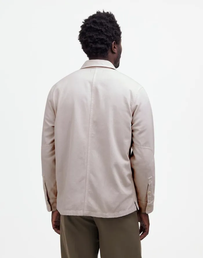 Shirts Men Madewell StraightHem Work Shirt In Garment Dye Vintage Linen