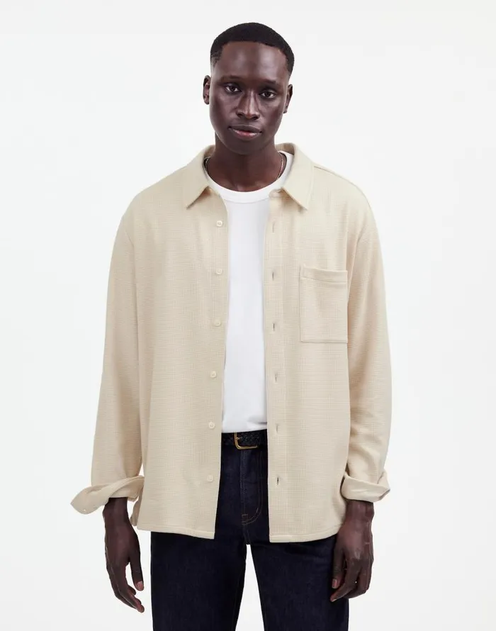 Shirts Men Madewell The Devoe Shirt Tan