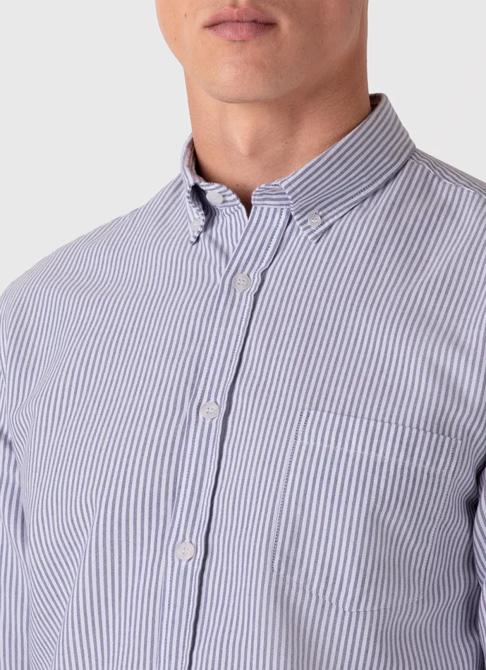 Shirts ussunspel Men Button Down Oxford Shirt WhiteNavy Shirts ussunspel Men Button Down Oxford Shirt WhiteNavy