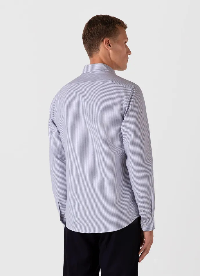 Shirts ussunspel Men Button Down Oxford Shirt WhiteNavy Shirts ussunspel Men Button Down Oxford Shirt WhiteNavy