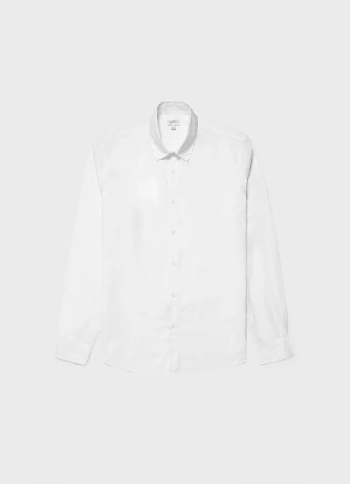 Shirts ussunspel Men Lightweight Poplin Shirt White