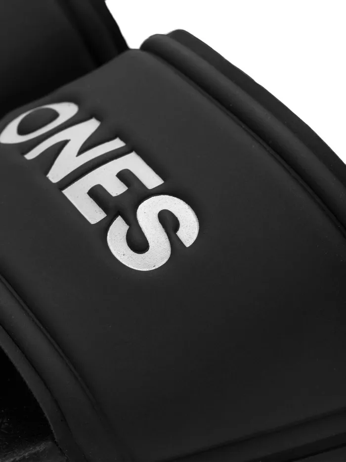 Shoes JACK and JONES Junior BOYS DEBOSSED LOGO POOL SLIDES Black Anthracite Near Me
