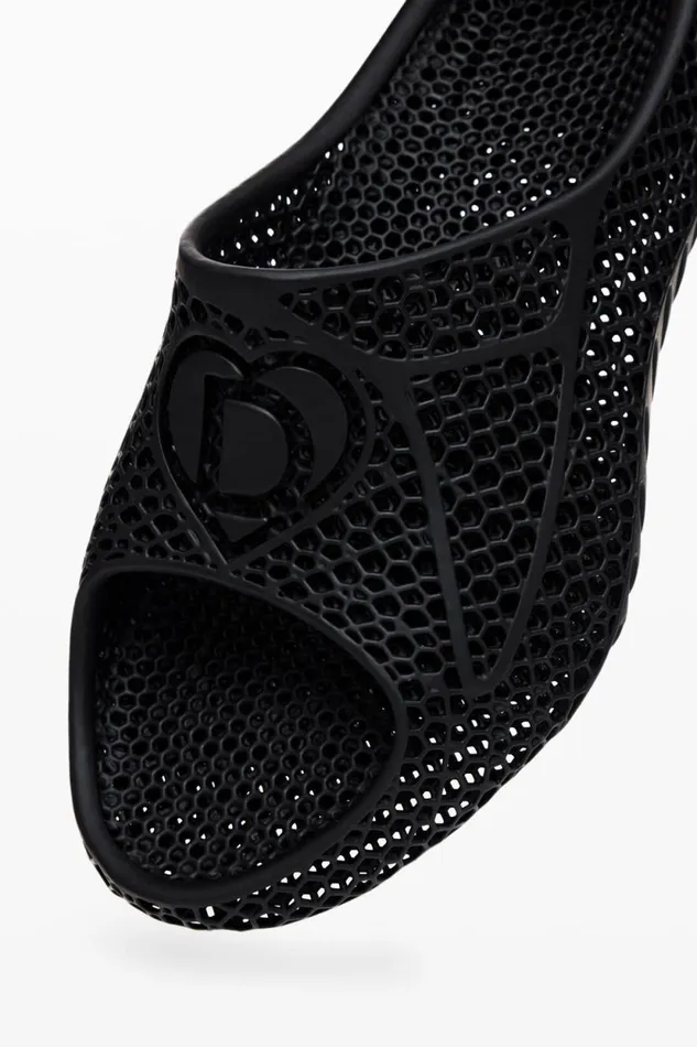 Shoes Women Desigual Rubber Sandal Black