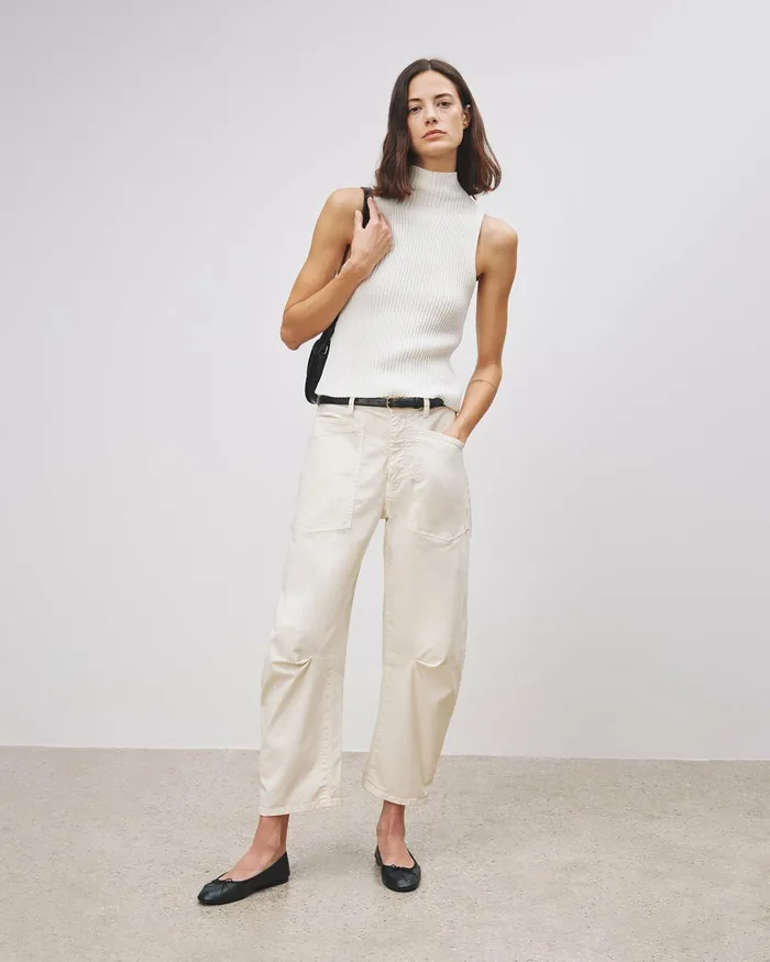 SHON PANT Wood Women Nili Lotan Pants and Shorts